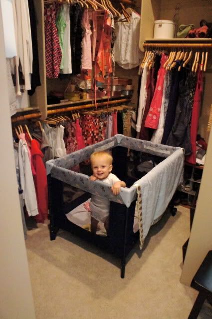 My baby's outlet closet